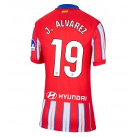 Camiseta Atletico Madrid Julian Alvarez #19 Primera Equipación Replica 2024-25 para mujer mangas cortas